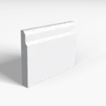 Fluted Lambstongue Skirting Board Transparent