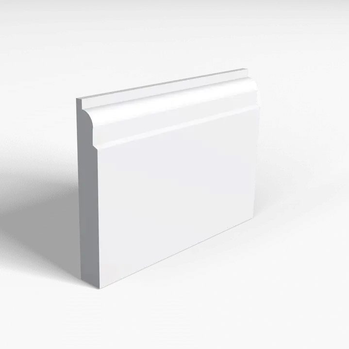 Lambstongue Skirting Board Transparent