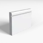 Pencil Round And 1 Square Groove Skirting Board Transparent