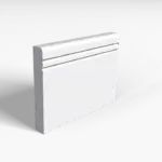 Pencil Round And 2 V Grooves Skirting Board Transparent