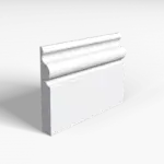 Regency Ogee Skirting Board Transparent