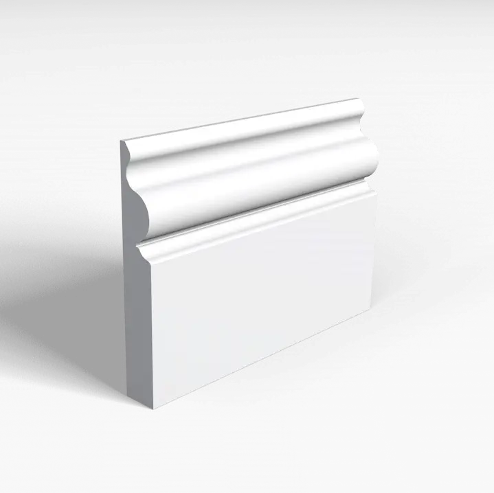 Regency Ogee Skirting Board Transparent